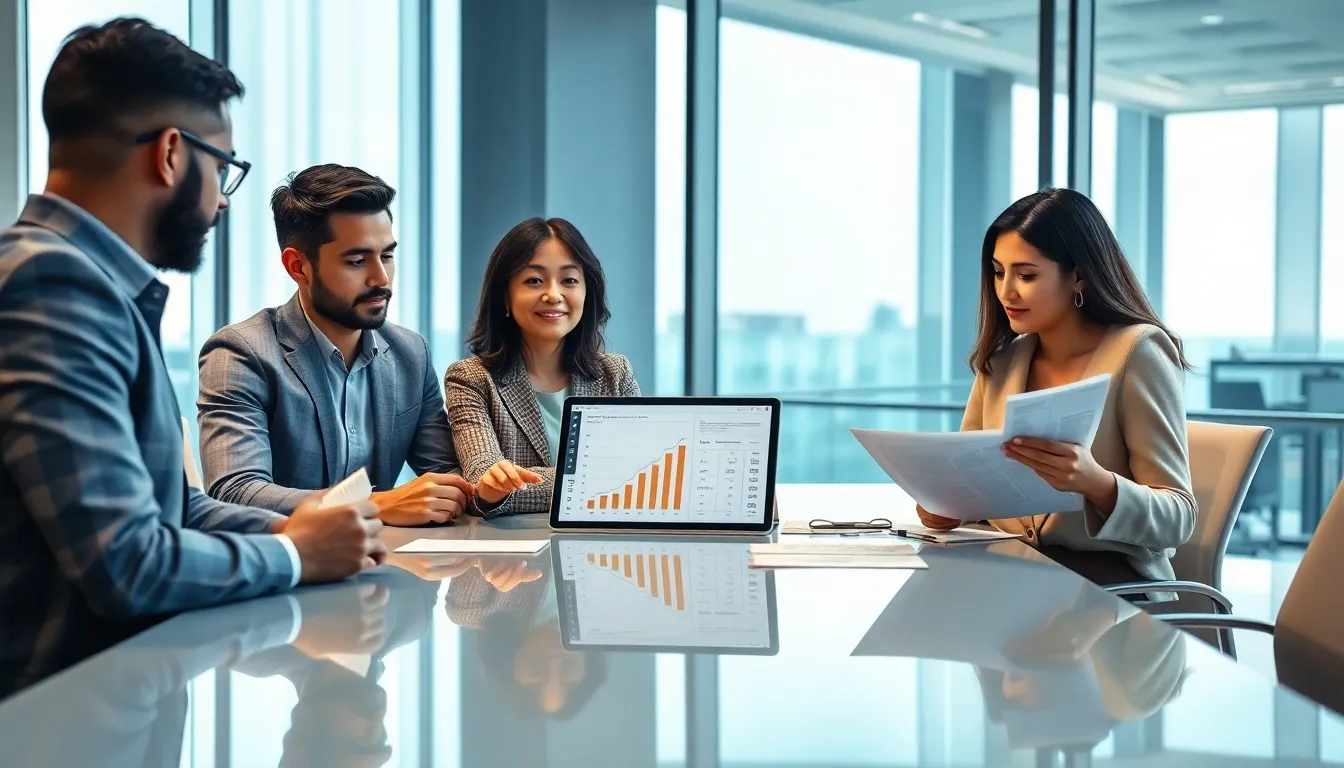 diverse team discussing life insurance as a financial tool.